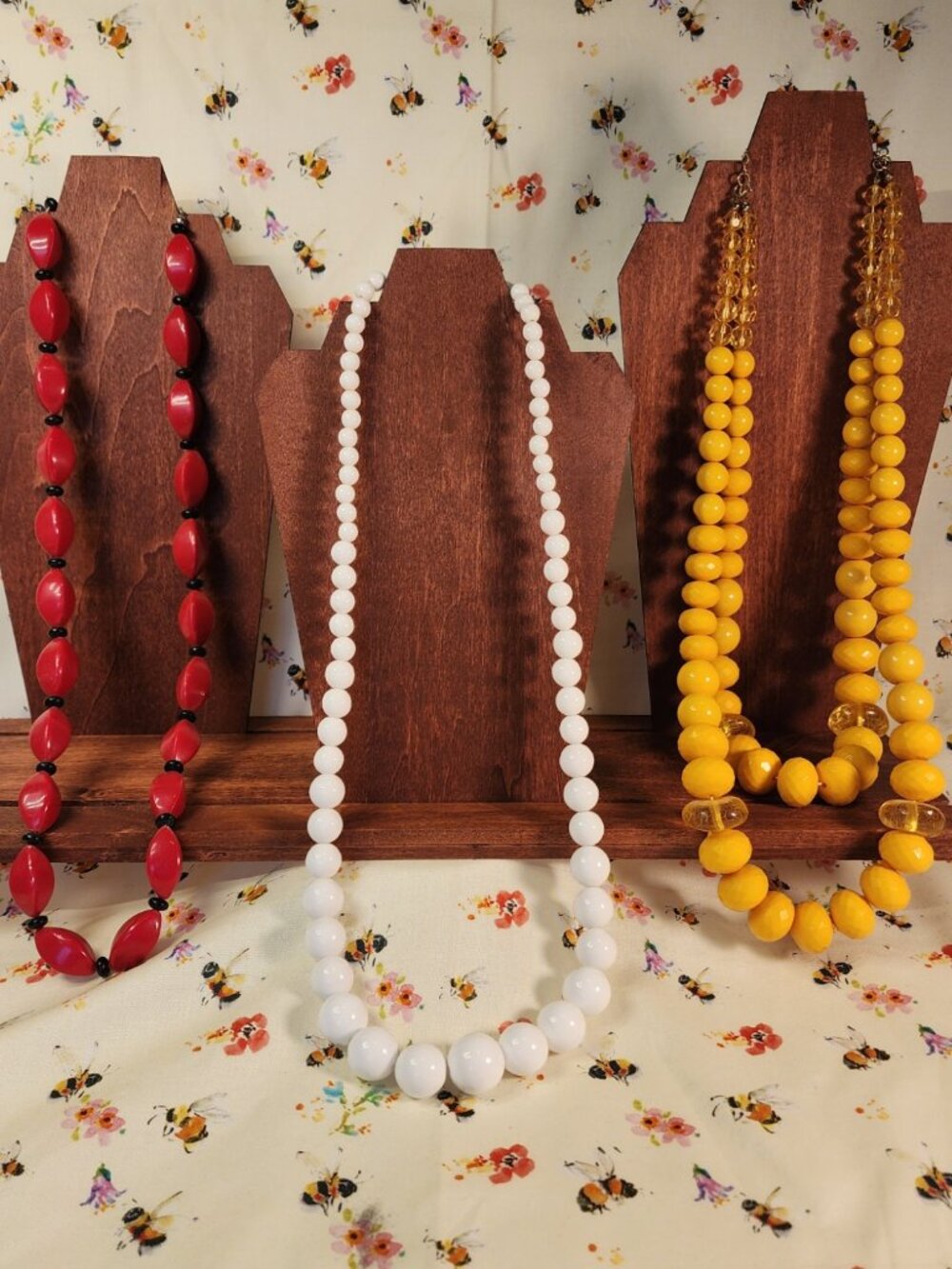 VINTAGE Lot of Plastic Beaded Necklaces
